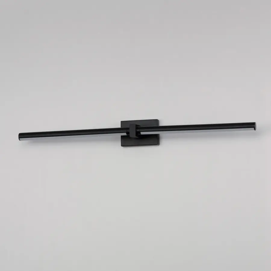 Dorian 30" LED Wall Sconce in Matte Black - Image 4