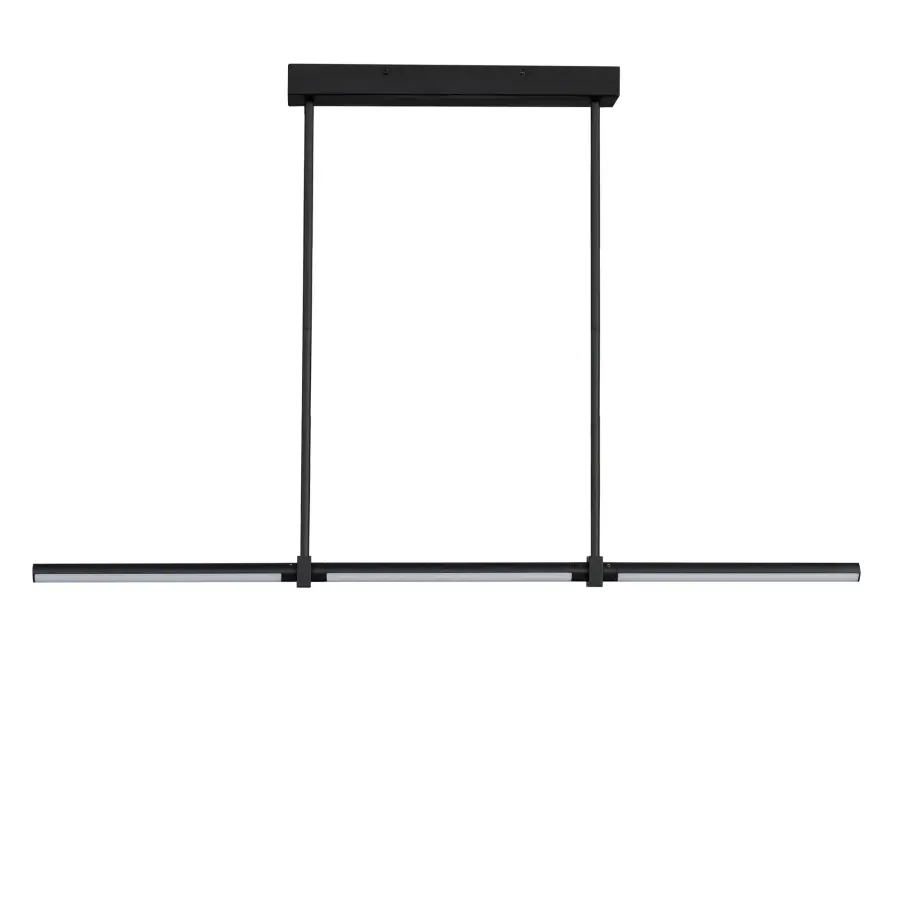 Dorian 48" Linear LED Pendant in Matte Black - Image 1