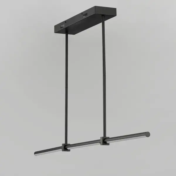 Dorian 48" Linear LED Pendant in Matte Black - Image 3