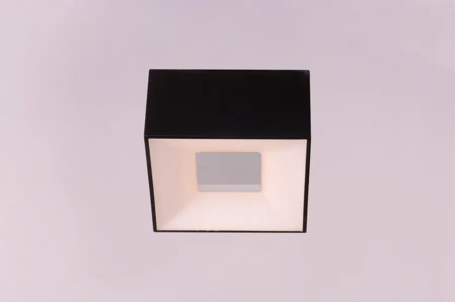 Collage LED Flush Mount in Black - Image 4