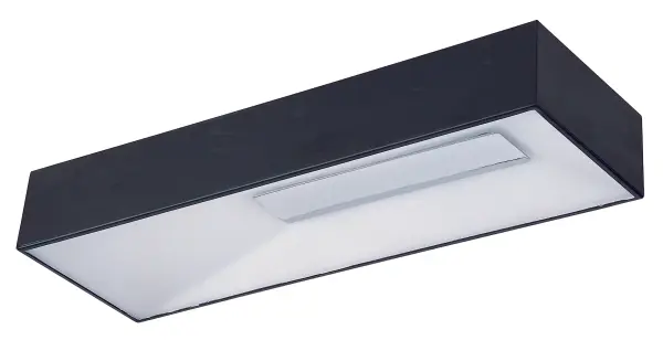 The Collage LED Flush Mount combines contemporary black metal boxes with acrylic diffusers and polished chrome accents. Its unique modular design allows up to 10 units to be installed together on one outlet, creating custom lighting arrangements.