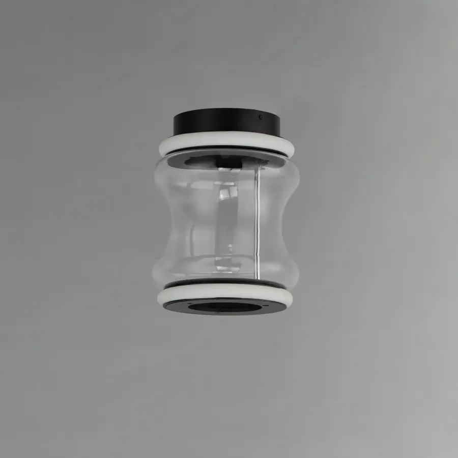 Syndicate LED Flush Mount in Matte Black - Image 2