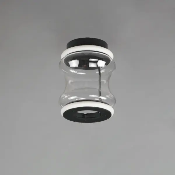 Syndicate LED Flush Mount in Matte Black - Image 3