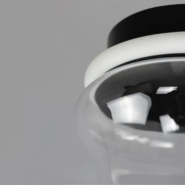 Syndicate LED Flush Mount in Matte Black - Image 4
