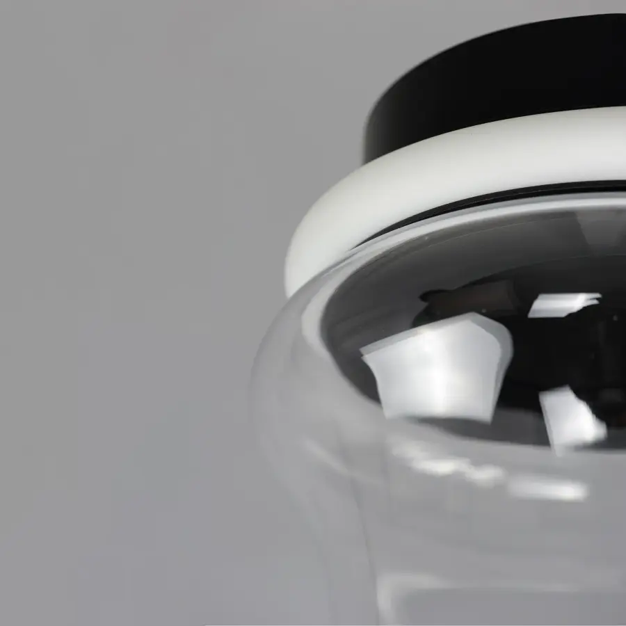 Syndicate LED Flush Mount in Matte Black - Image 4