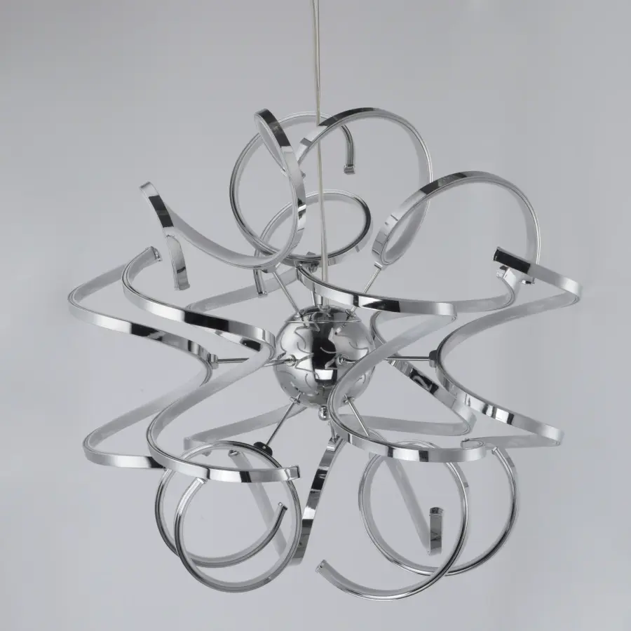 Chaos Single LED Pendant in Polished Chrome - Image 2