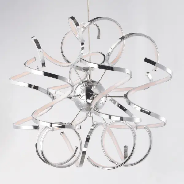 Chaos Single LED Pendant in Polished Chrome - Image 3