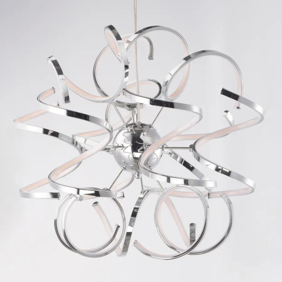 Chaos Single LED Pendant in Polished Chrome - Image 3