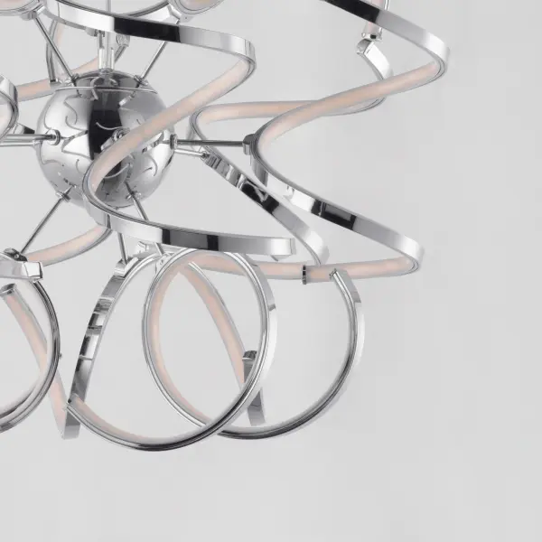 Chaos Single LED Pendant in Polished Chrome - Image 4
