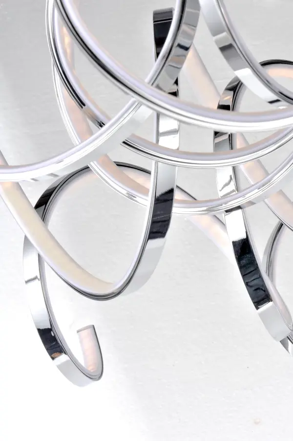 Chaos Single LED Pendant in Polished Chrome - Image 2
