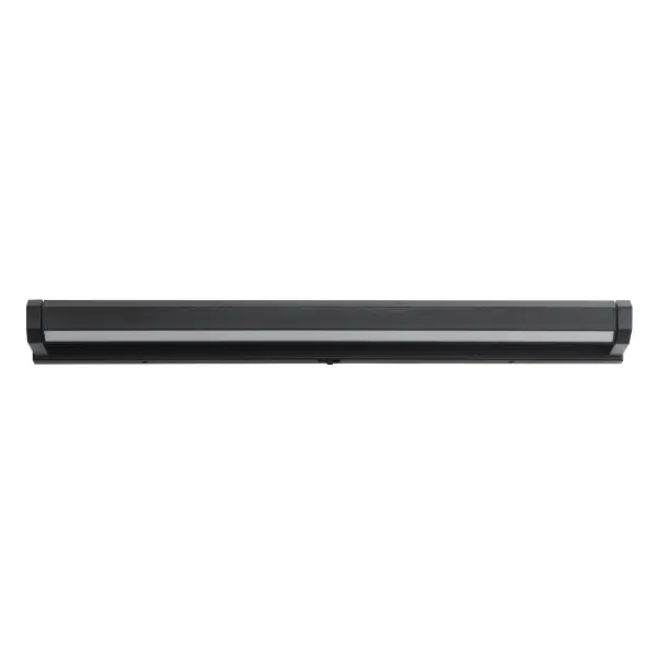 Braque reimagines the classic picture light with a bold geometric profile and integrated LED technology. Its precision-machined aluminum body features rotating LED capability for targeted illumination, perfect for art, mirrors, or shelving. - alternate view