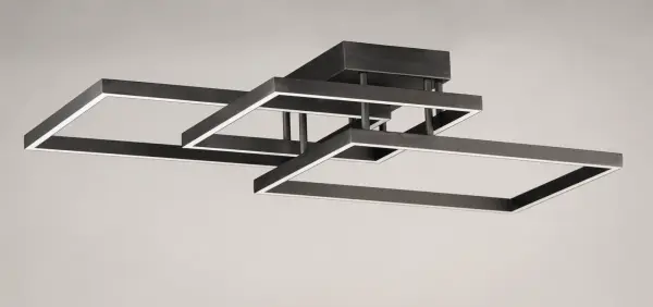 Traverse LED Flush Mount in Black - Image 2