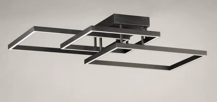 Traverse LED Flush Mount in Black - Image 2