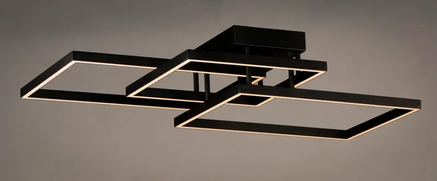 Traverse LED Flush Mount in Black - Image 3
