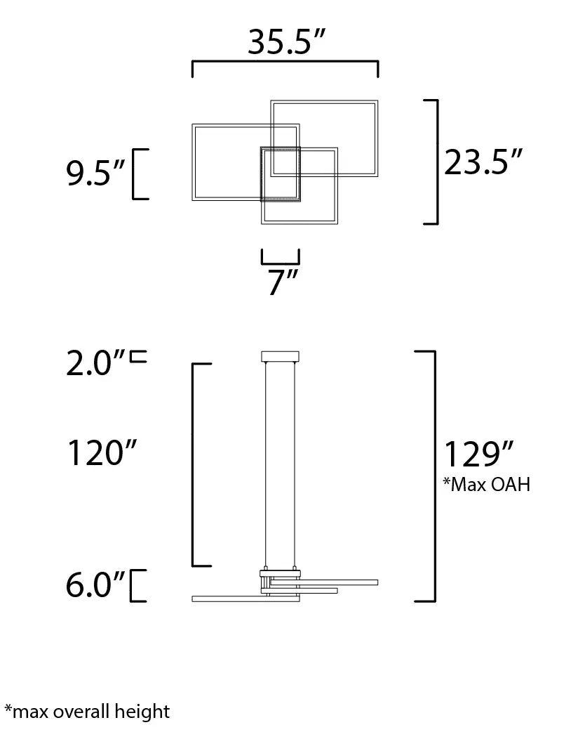 Traverse LED Multi-Light Pendant - Image 5