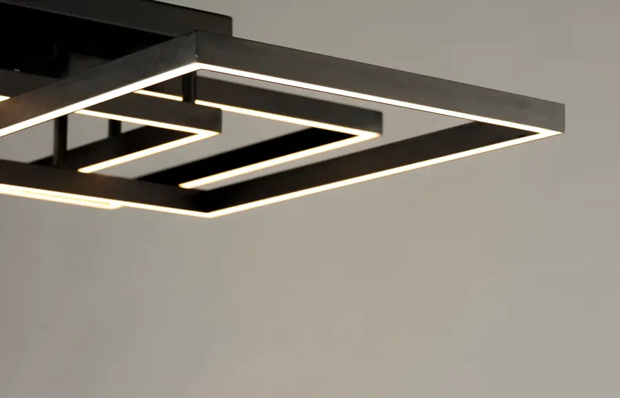Traverse LED Flush Mount in Black - Image 2