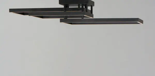 Traverse LED Flush Mount in Black - Image 3