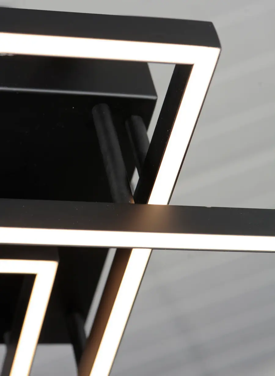 Traverse LED Flush Mount in Black - Image 4