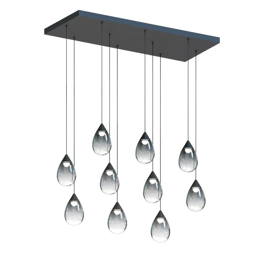 Dewdrop 10-Light LED Linear Pendant - Image 1
