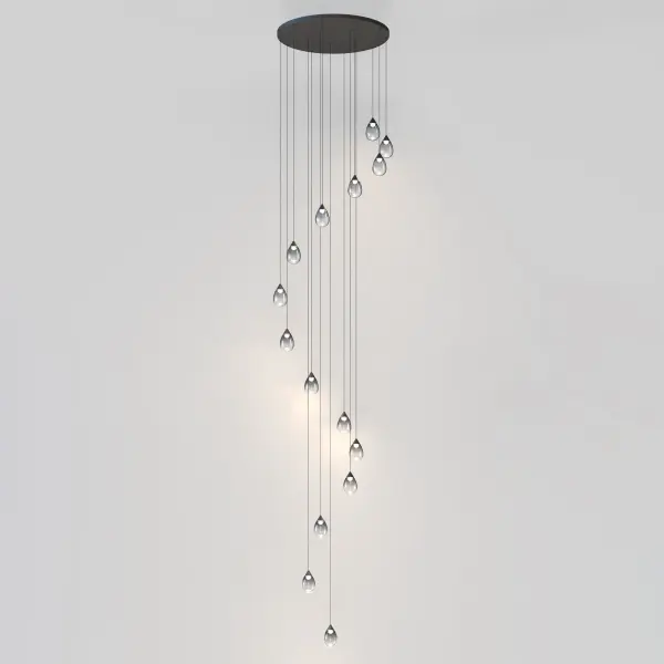 Dewdrop 15-Light LED Multi-Light Pendant - Image 2