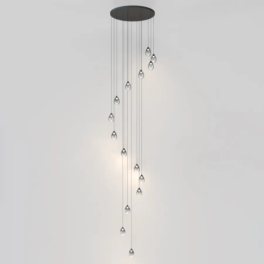 Dewdrop 15-Light LED Multi-Light Pendant - Image 2