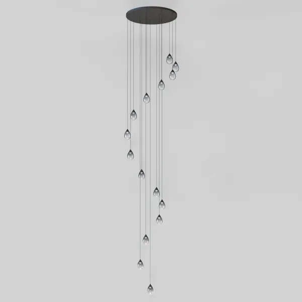 Dewdrop 15-Light LED Multi-Light Pendant - Image 3