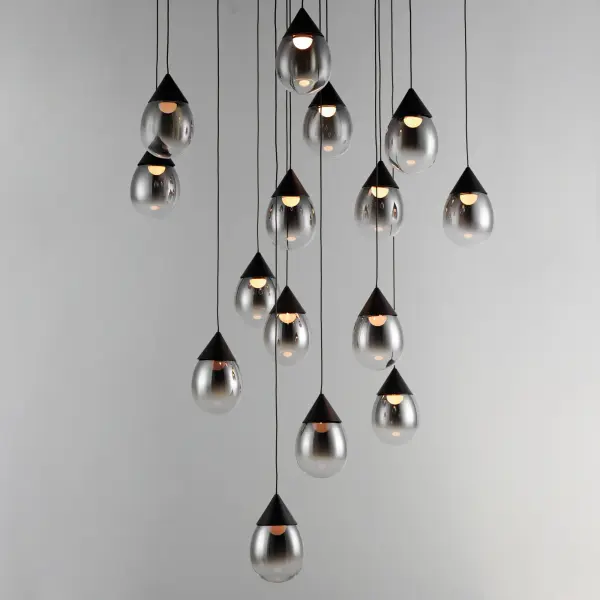 Dewdrop 15-Light LED Multi-Light Pendant - Image 4