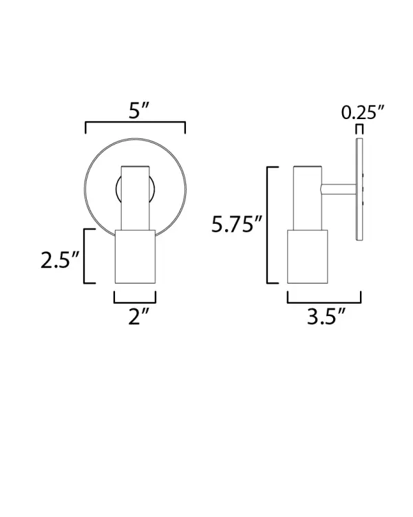 The Handler is a mini directional spot light featuring knurled aluminum detailing and high-powered LED technology. Perfect for accent lighting and highlighting architectural features with warm 2700K illumination. - alternate view
