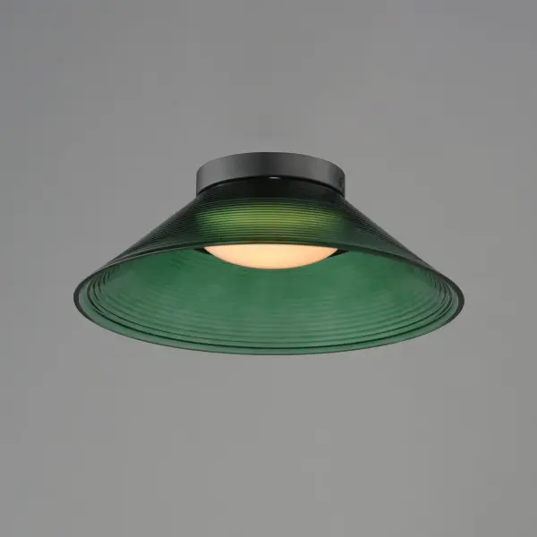 Jensen 12" Semi-Flush Mount in Matte Black - Image 3