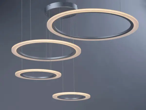 Saturn II 4-Light LED Multi-Light Pendant - Image 3