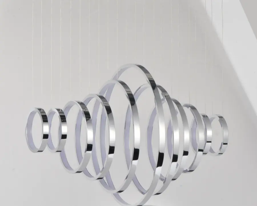 Hoops LED 11-Light Linear Pendant - Image 2