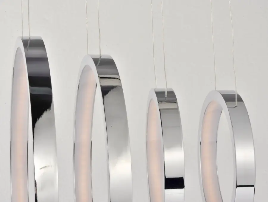Hoops LED 11-Light Linear Pendant - Image 4