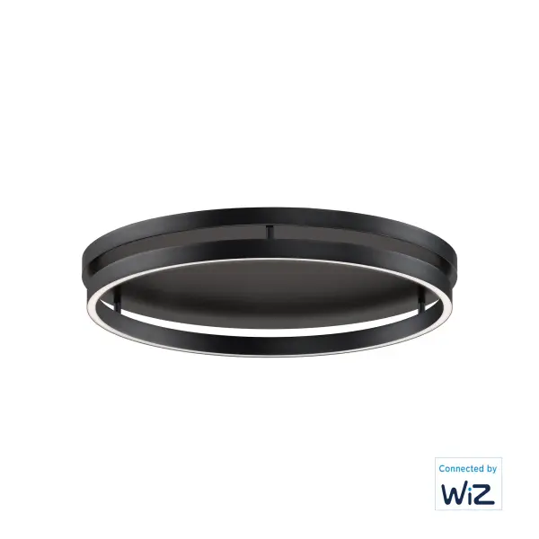 The Groove WiZ combines sleek aluminum channel construction with smart lighting technology, offering 1250 lumens of adjustable LED light. Control color temperature, schedules, and routines via WiZ app for personalized lighting experiences.