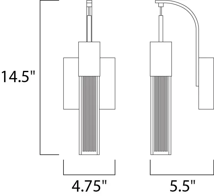 Fizz III 1-Light LED Wall Sconce - Image 4