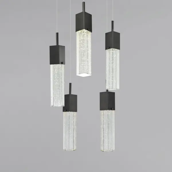 Fizz III 5-Light LED Multi-Light Pendant - Image 3