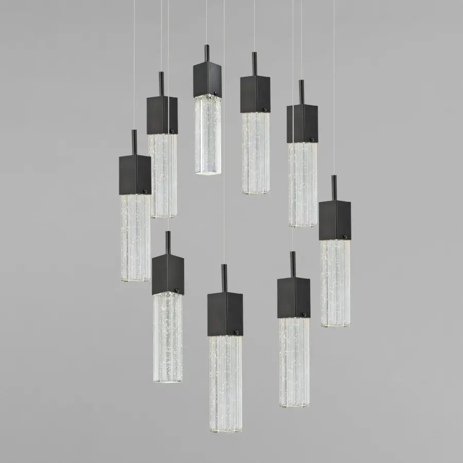 Fizz III 9-Light LED Multi-Light Pendant - Image 3