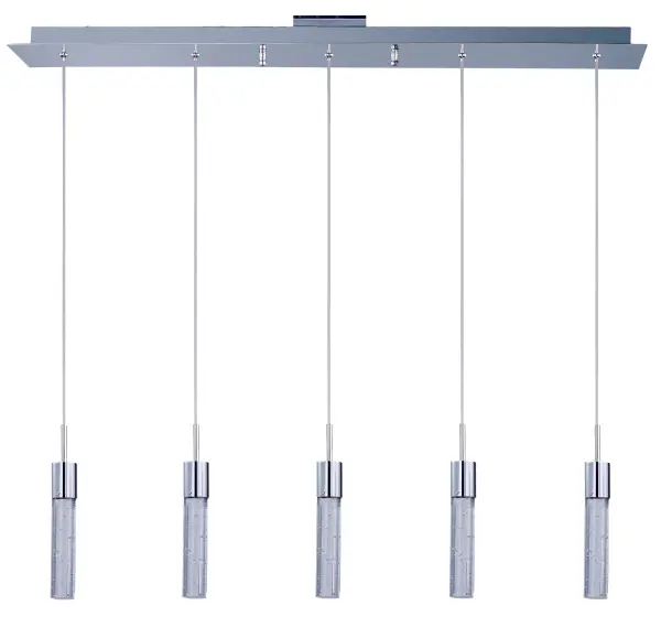 Fizz IV 5-Light LED Linear Pendant - Image 1