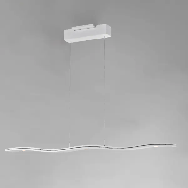 Roller Linear Pendant in Matte White - Image 3