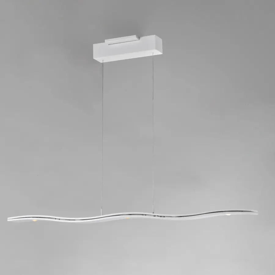 Roller Linear Pendant in Matte White - Image 3
