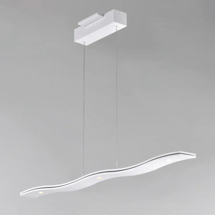Roller Linear Pendant in Matte White - Image 4
