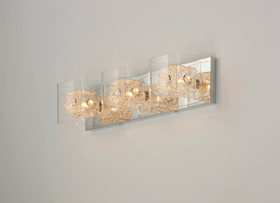 Gem 3-Light Bath Vanity in Polished Chrome - Image 2