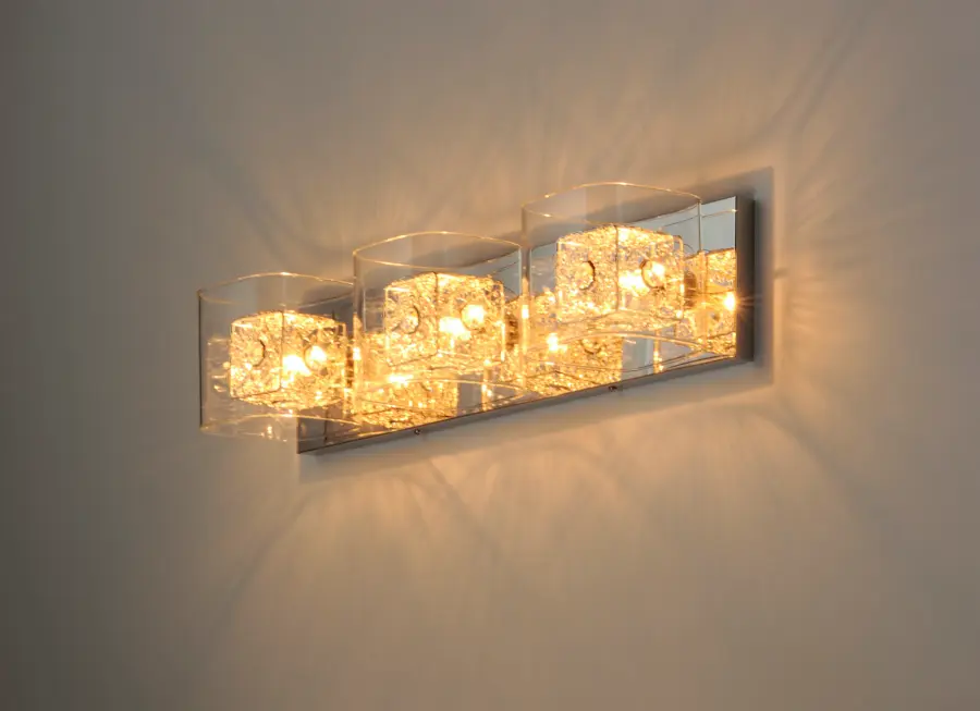 Gem 3-Light Bath Vanity in Polished Chrome - Image 3