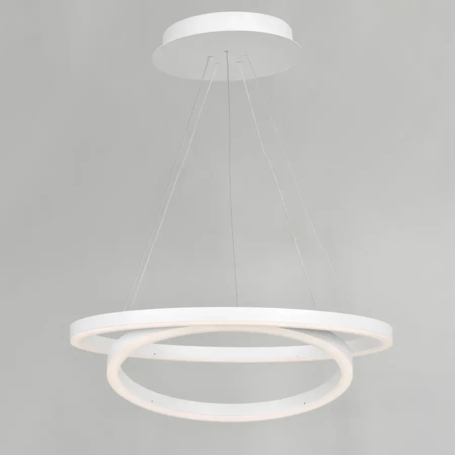 Cirque Single Pendant Light in Matte White - Image 3