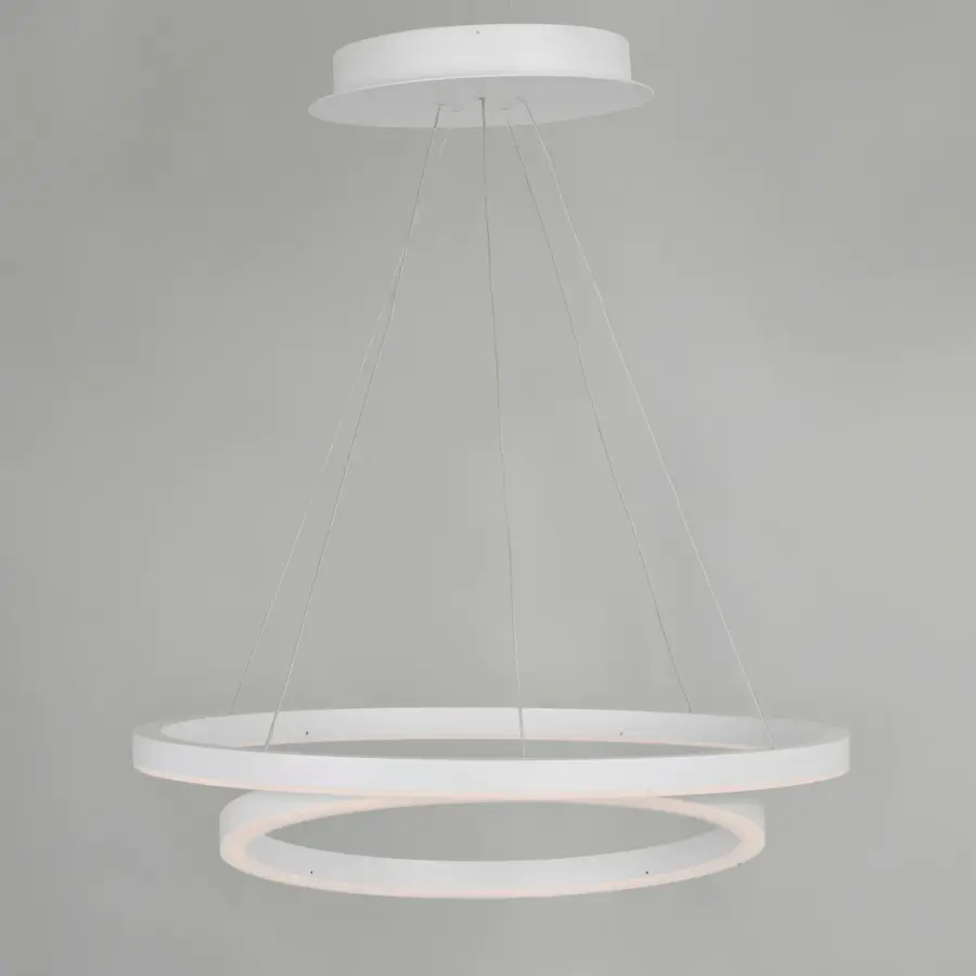 Cirque Single Pendant Light in Matte White - Image 4