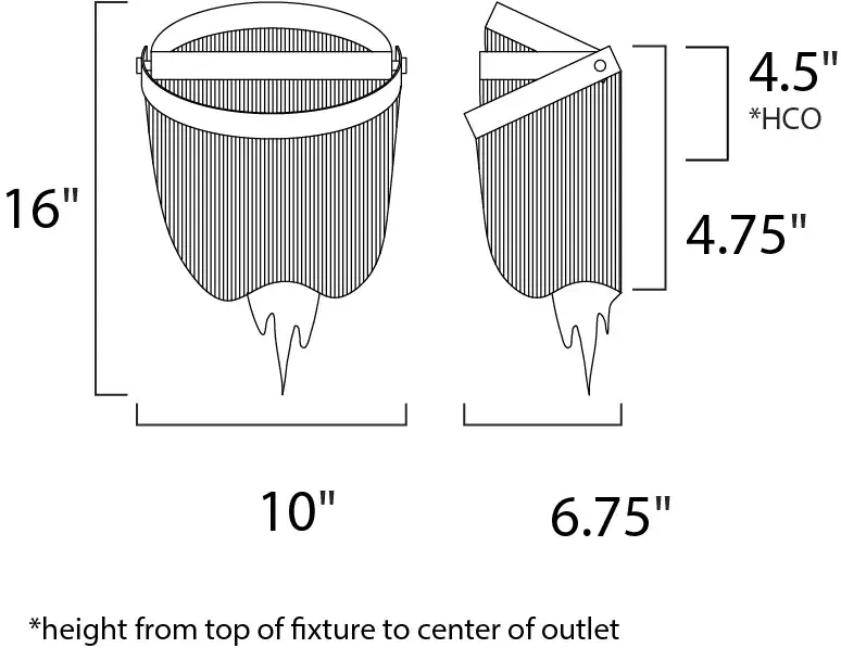 Mystic 2-Light Wall Sconce in Black Chrome - Image 2