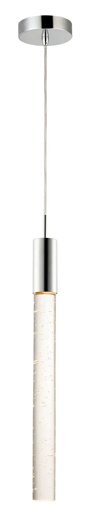 Big Fizz Single LED Pendant in Polished Chrome - Image 1