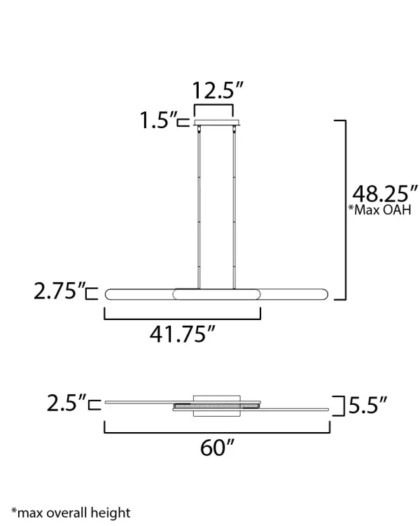 Belt Adjustable Linear Pendant - Image 5