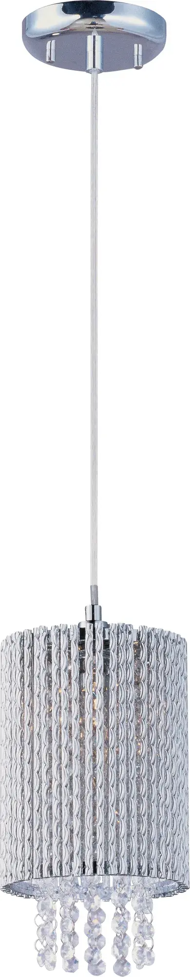 Spiral Single Pendant Light in Polished Chrome - Image 1