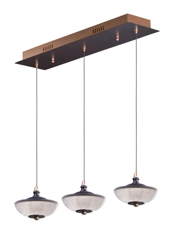 Bella 3-Light Linear LED Pendant - Image 1