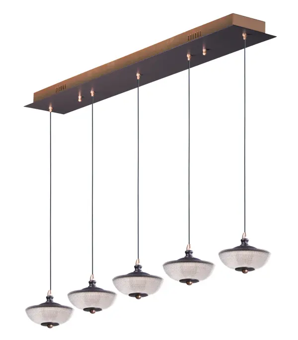 Bella 5-Light Linear LED Pendant - Image 1